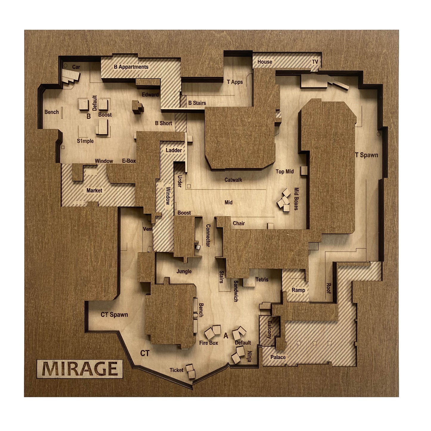 Wooden Mirage Map – Counter-Strike 2 Edition