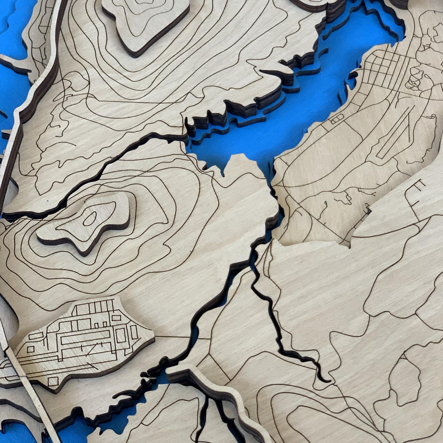 Wooden Map for GTA - Los Santos Gamers | Must-have gaming wall sculpture decor