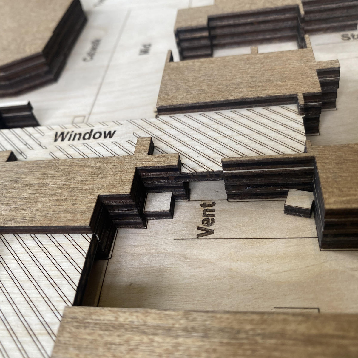 Counter-Strike 2 - 3D Wooden Map "Mirage" for Gamers CS2, Gaming Room Art, Gamer Gift