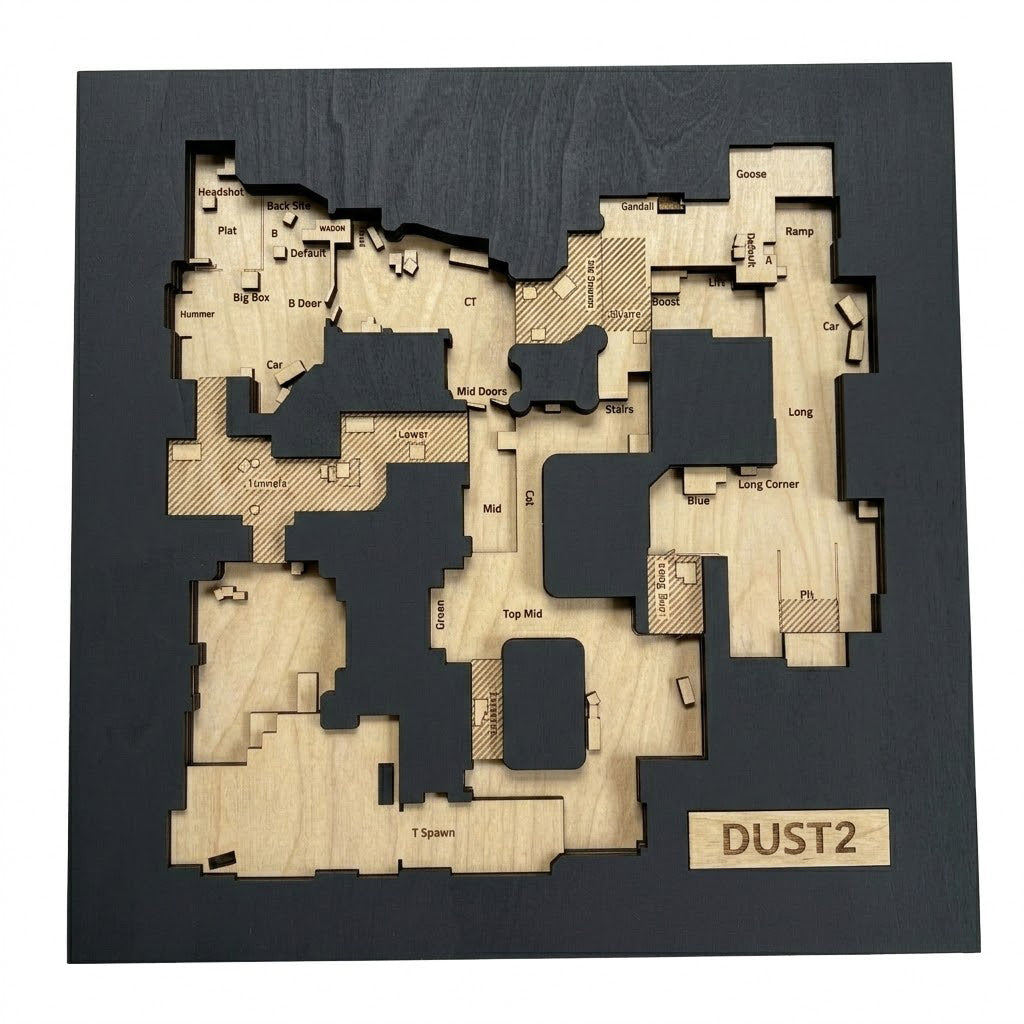 Wooden Dust 2 Map – Counter-Strike 2 Edition