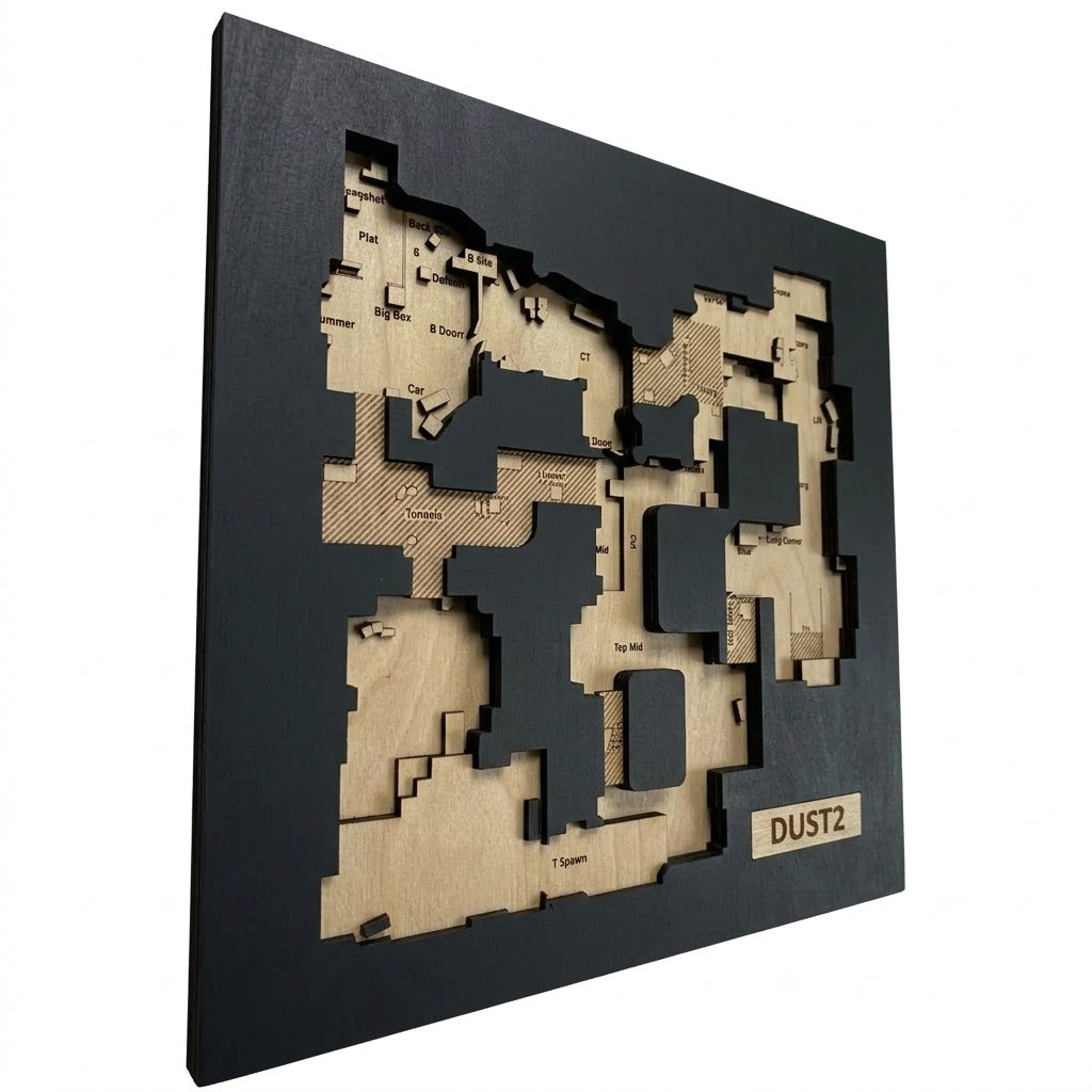Wooden Dust 2 Map – Counter-Strike 2 Edition