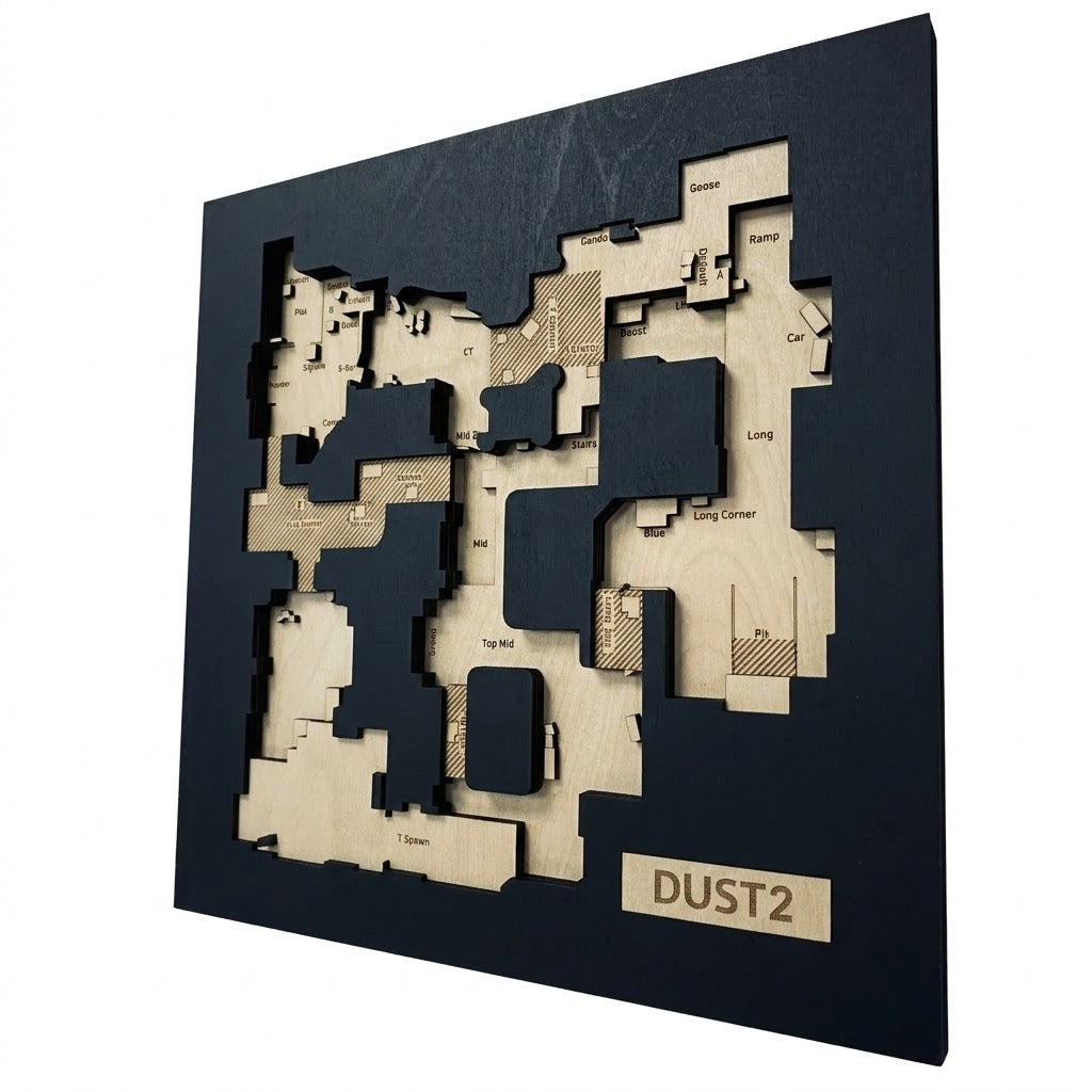 Wooden Dust 2 Map – Counter-Strike 2 Edition