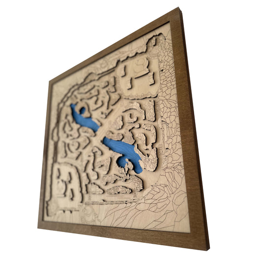 League of Legends - 3D Wooden Map for LoL Gamers, Gaming Wall Sculpture Decor, Gamer Gift