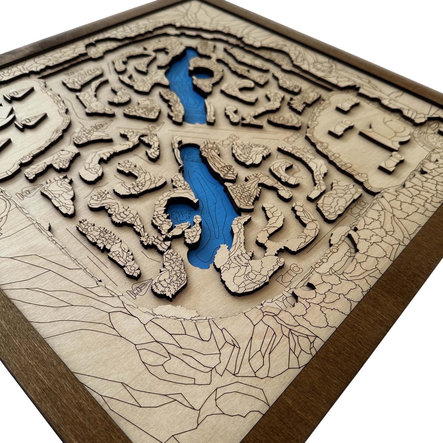 Wooden Summoner's Rift Map – League of Legends Inspired Wall Art