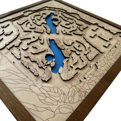 Wooden Summoner's Rift Map – League of Legends Inspired Wall Art
