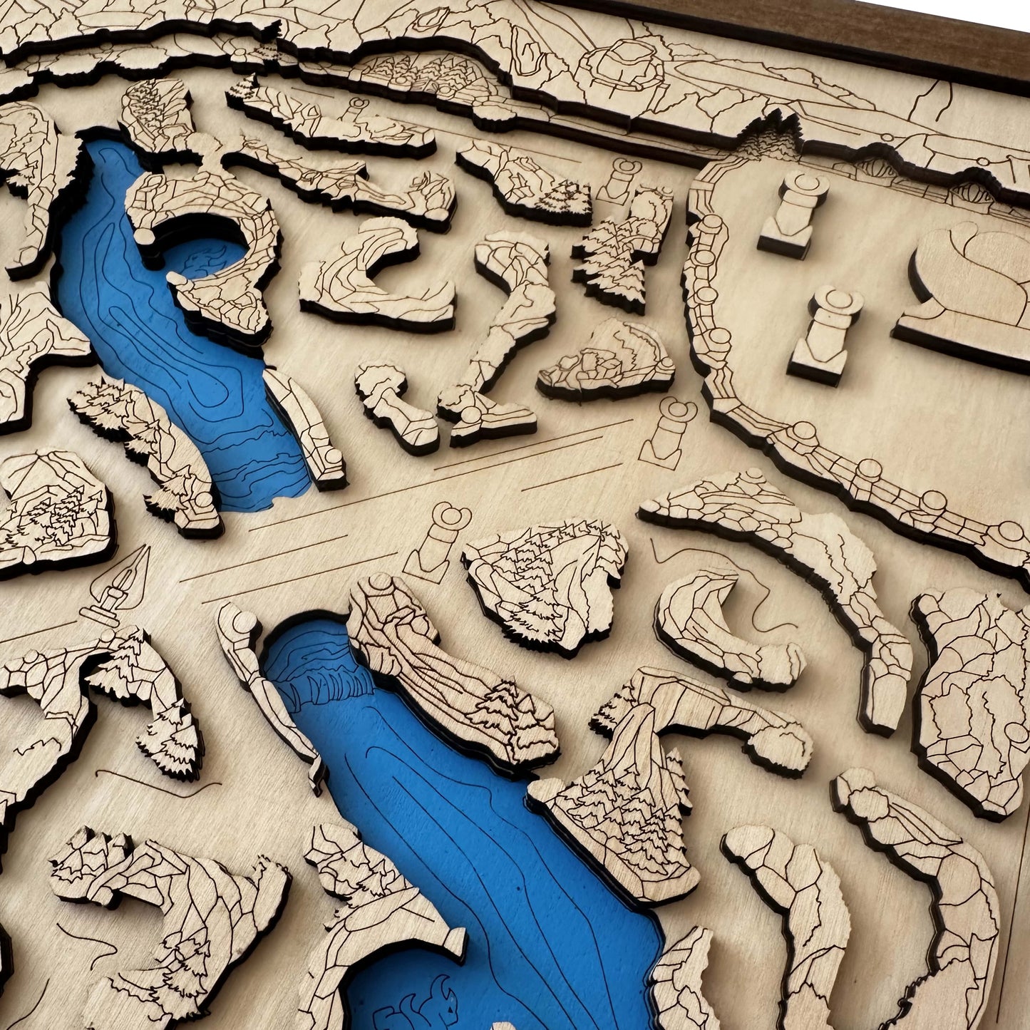 Wooden Summoner's Rift Map – League of Legends Inspired Wall Art