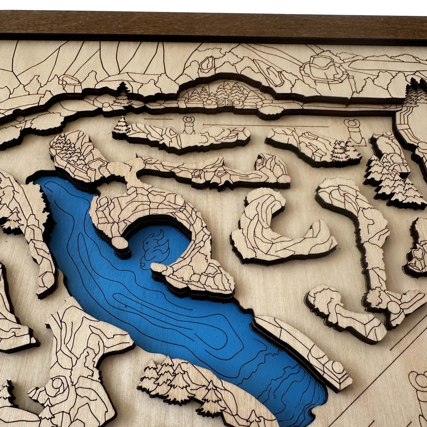 Wooden Summoner's Rift Map – League of Legends Inspired Wall Art