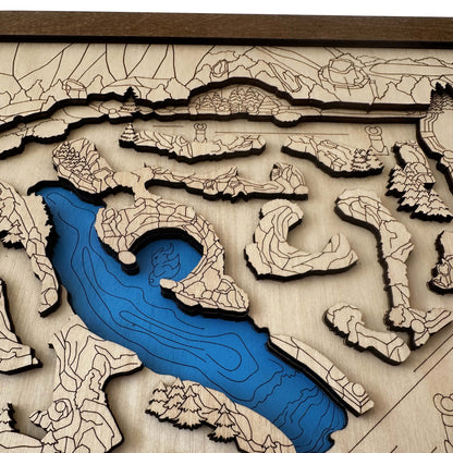 Wooden Summoner's Rift Map – League of Legends Inspired Wall Art
