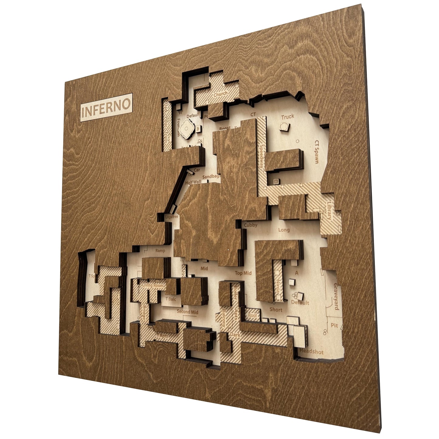 Wooden Inferno Map – Counter-Strike 2 Edition