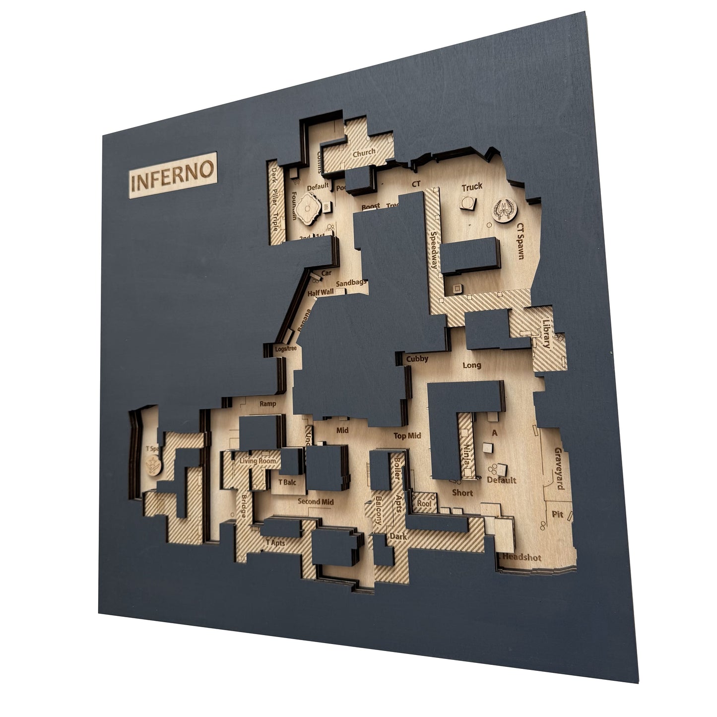 Wooden Inferno Map – Counter-Strike 2 Edition