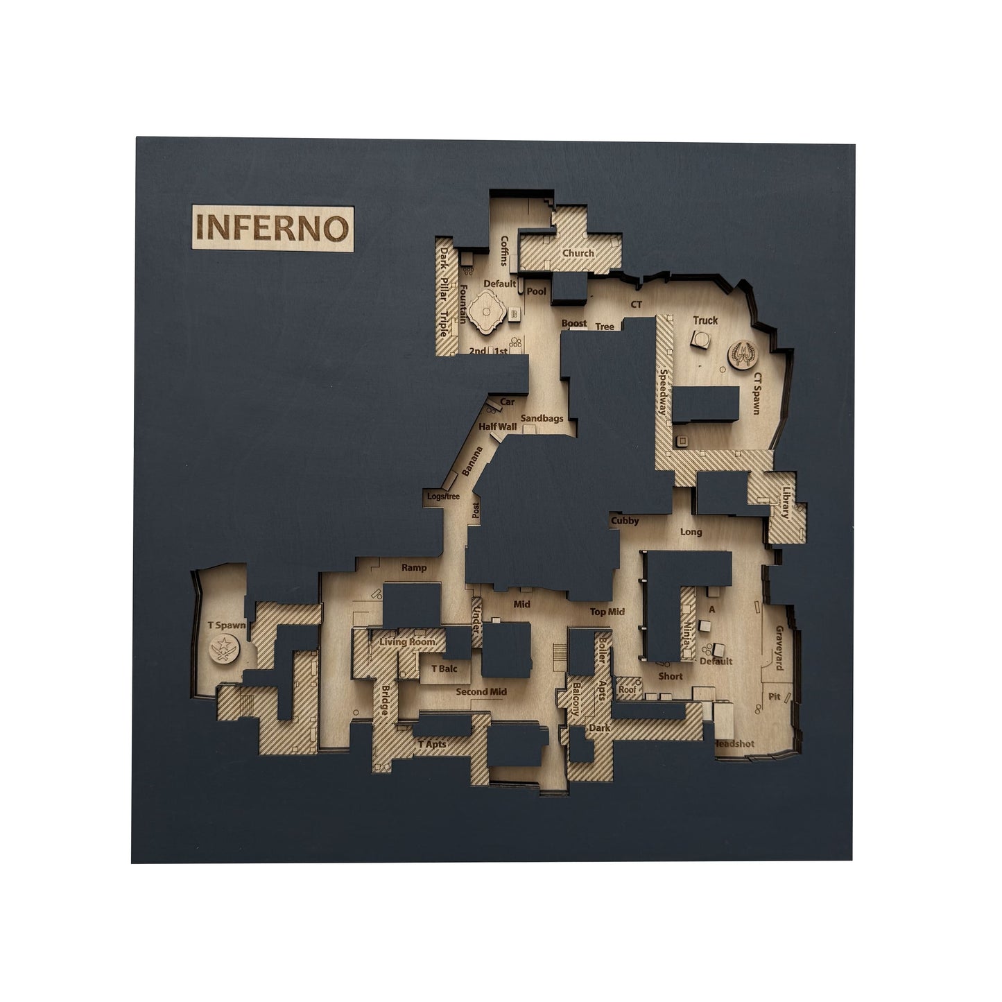 Wooden Inferno Map – Counter-Strike 2 Edition