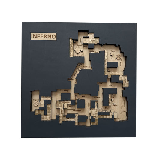 Wooden Inferno Map – Counter-Strike 2 Edition
