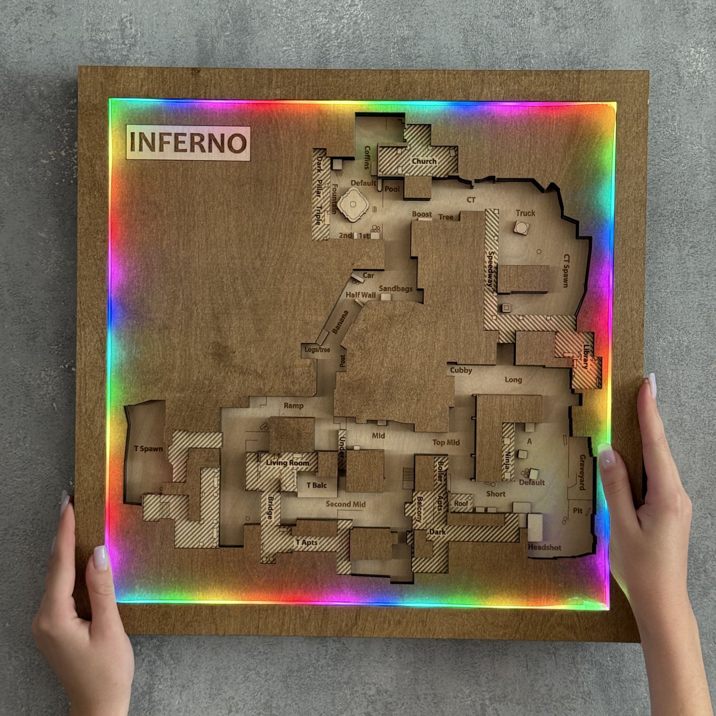 Wooden Inferno Map – Counter-Strike 2 Edition