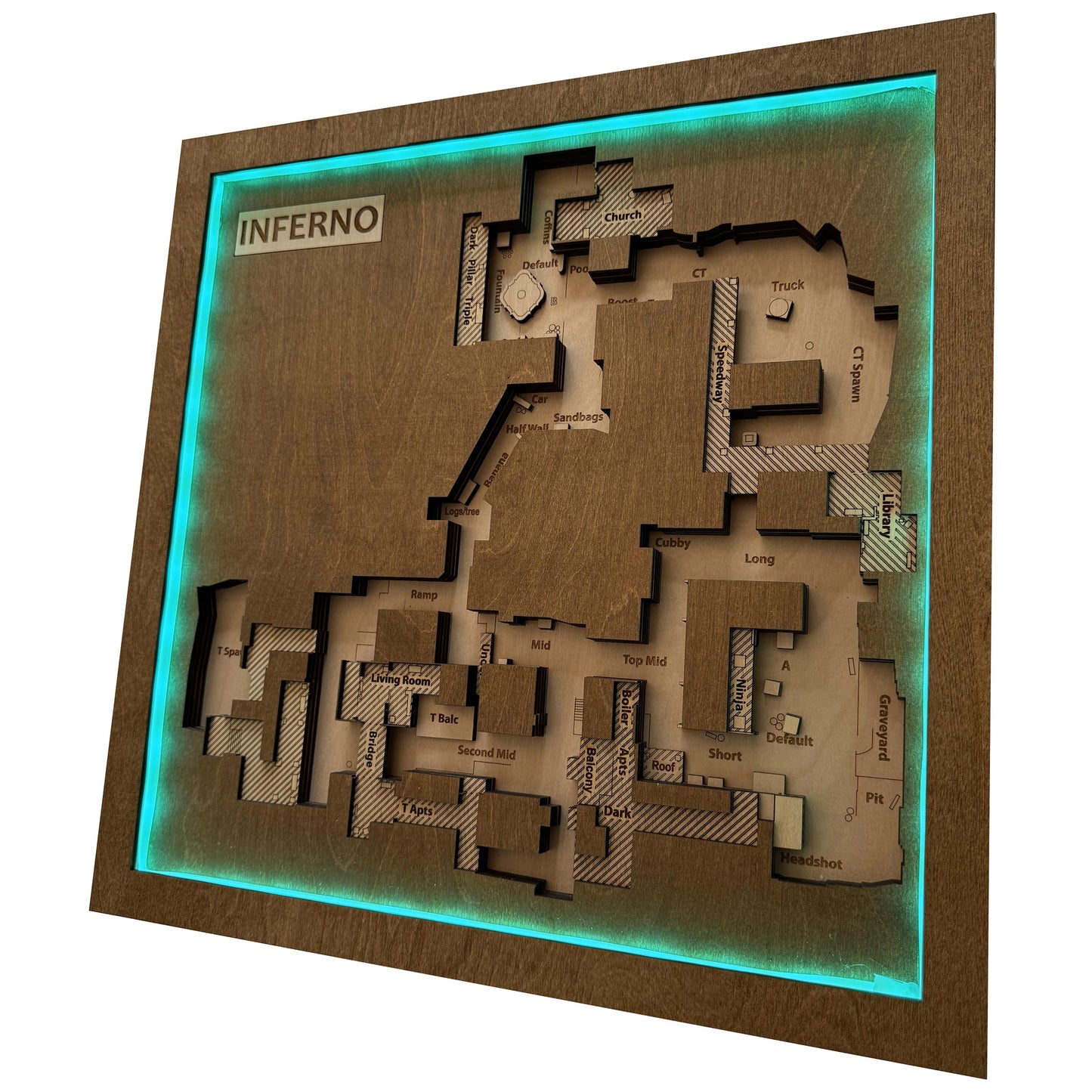 Wooden Inferno Map – Counter-Strike 2 Edition