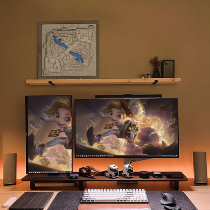 Wooden Summoner's Rift Map – League of Legends Inspired Wall Art