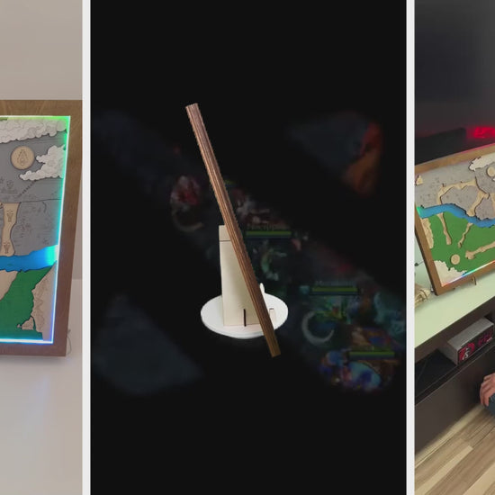 DOTA 2 Wooden Map - DENDI - GAMES PLUS WOOD
